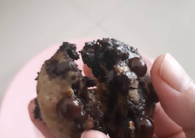 Chocolate soft cookies tanpa mixer, gampang banget