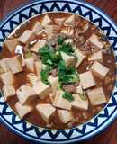 豆瓣絞肉燒豆腐