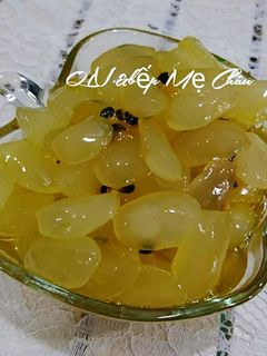 Hình của món Hạt đác rim chanh dây.