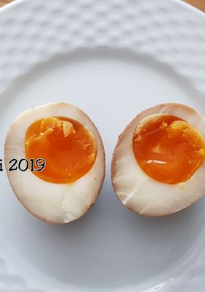 Foto resep Ajitsuke tamago / telur ramen