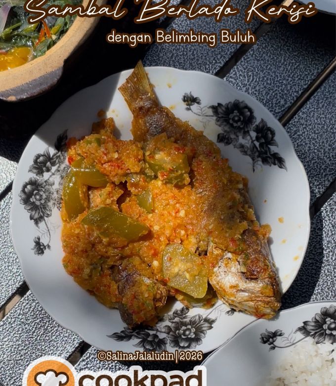 Gambar Sambal Berlado Kerisi dengan Belimbing Buluh