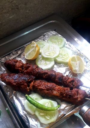 A picture of Seekh kabab.