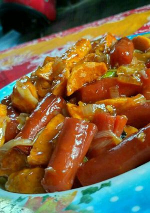 Foto resep Sosis Bakso Masak Asam Manis Simple