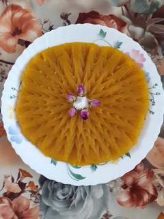 عکسی از دستور حلوای زعفرانی