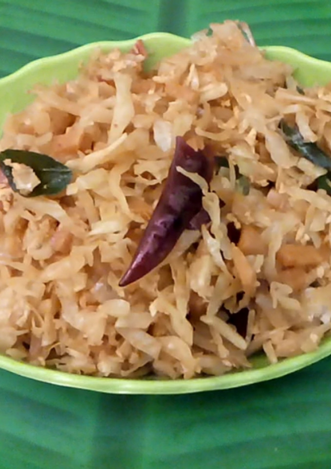 முட்டைகோஸ் பொரியல் செய்முறை முக்கிய புகைப்படம்