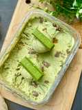 Matcha choco biscoff ice cream