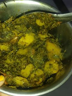 मेथी की भुरजी(methi bhurji recipe in hindi) रेसिपी मुख्य फोटो