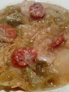 Una foto de Berza con chorizo