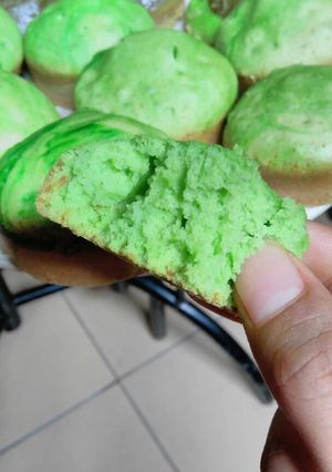 Foto resep Bolu pandan 1 telur tanpa mixer dan praktis