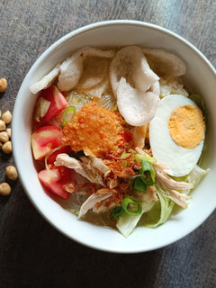 Foto resep Sroto Ayam | Soto Ayam (Sambal Kacang)