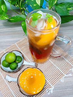 Hình của món Trà đào.