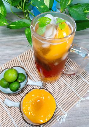 Hình của món Trà đào.