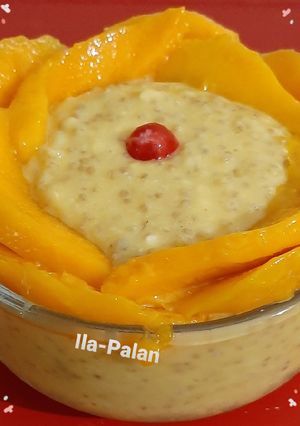A picture of Healthy Quinoa Mango Custard.