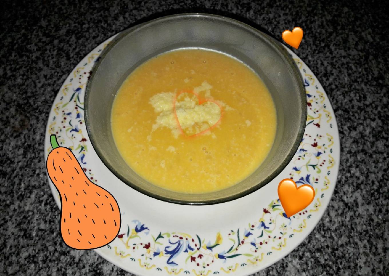 Sopa crema de calabaza