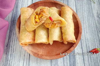 Cara Buat Lumpia Isi Rebung Irit Anti Gagal