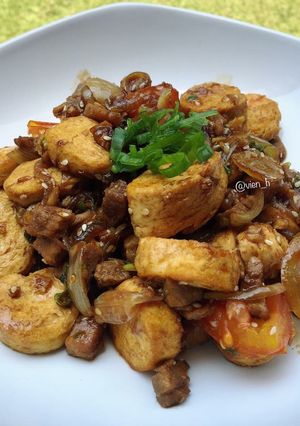 Foto resep Beef Tofu Teriyaki