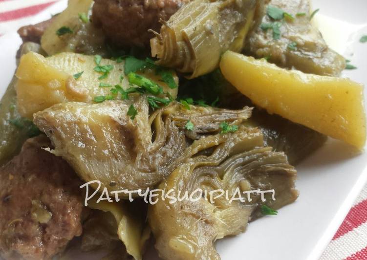 #boccatv  Patate carciofi e salsiccia