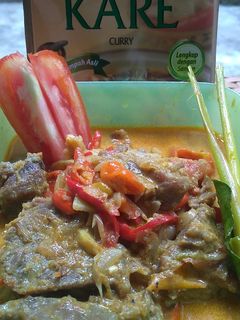 Foto resep Kare daging sapi bumbu racik instan