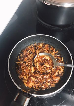 Hình của món Sốt hủ tiếu khô đơn giản.