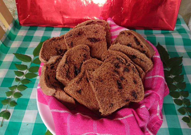 Langkah Mudah untuk  Roti tawar chocochip yang Enak