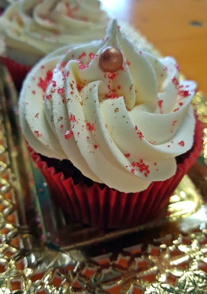 Una foto de Cupcake Red Velvet