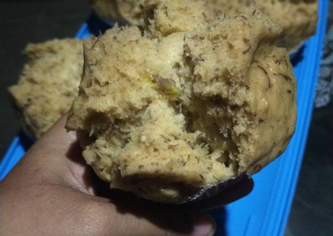 Standar Cara gampang bikin Bolu kukus pisang mekar jumbo (anti gagal) yang sempurna