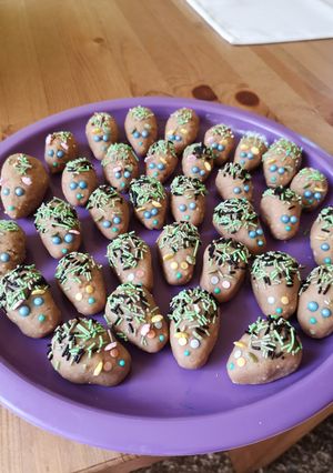 Darált keksz süni recept fotója