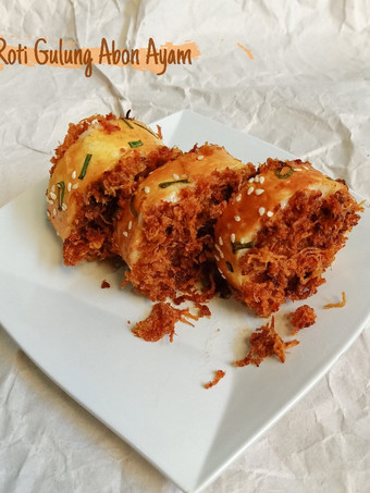 Anti Ribet, Membuat Roti Gulung Abon Ayam Simpel