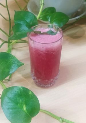 عکسی از دستور اسموتی هندوانه 🍉 به روشی دیگر