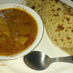 Gatte ki sabji A picture of Gatte ki sabji.