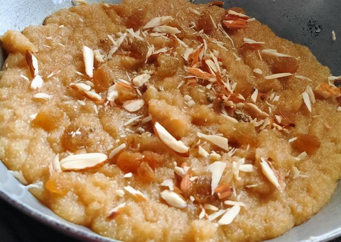 Nayna Nayak દ્વારા રેસીપી ઘઉંના કકરા લોટ નો શીરો (Ghau Na Lot No Shiro Recipe In Gujarati) - કૂકપૅડ