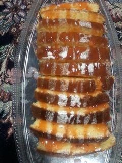 عکسی از دستور کیک صبحانه پرتقالی 🍊با سس پرتقال🍊