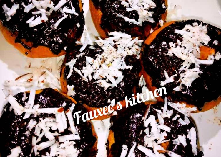 Recipe of Homemade Dark Chocolate doughnuts
