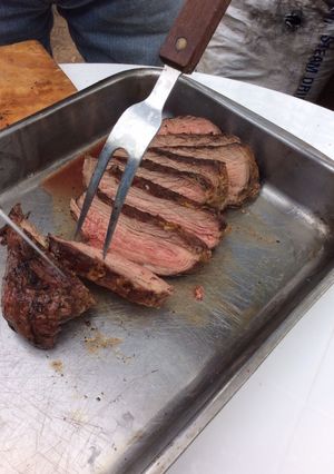 Una foto de Punta picana a la parrilla