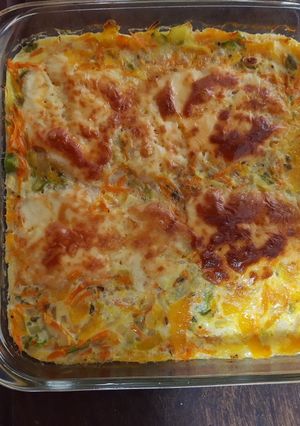 Una foto de Tortilla de verduras al horno