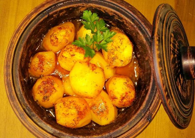 Картошка в горшочке: всего 30 минут и вкусный ужин на столе