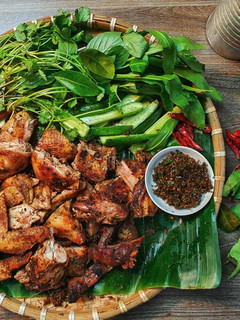 Hình của món GÀ NƯỚNG MẮC KHÉN | ĐẶC SẮC ẨM THỰC TÂY BẮC.