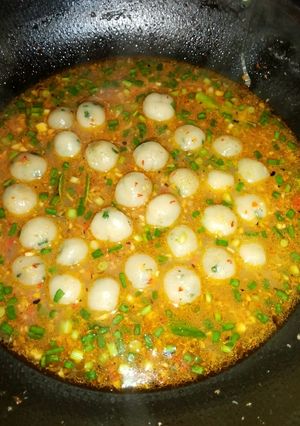 Foto resep Kuah pedas bakso