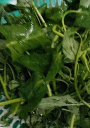 Hình của món Nộm rau muống.