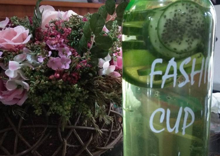 Resep: LezatInfused water hijau