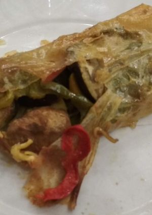 Una foto de Rollito de primavera