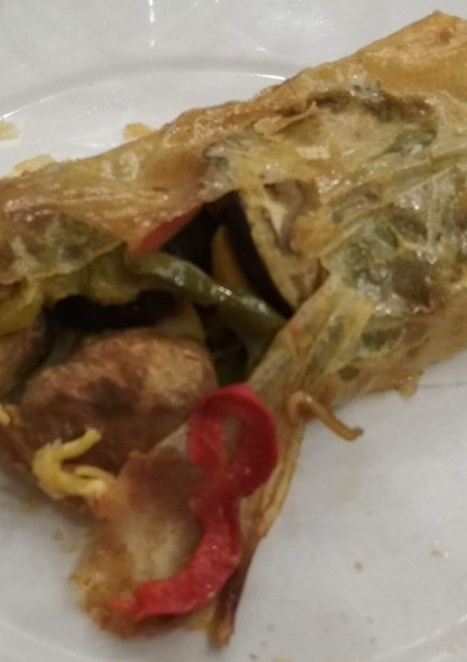 Una foto de Rollito de primavera