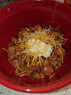 A picture of Lauren's Taco Soup.
