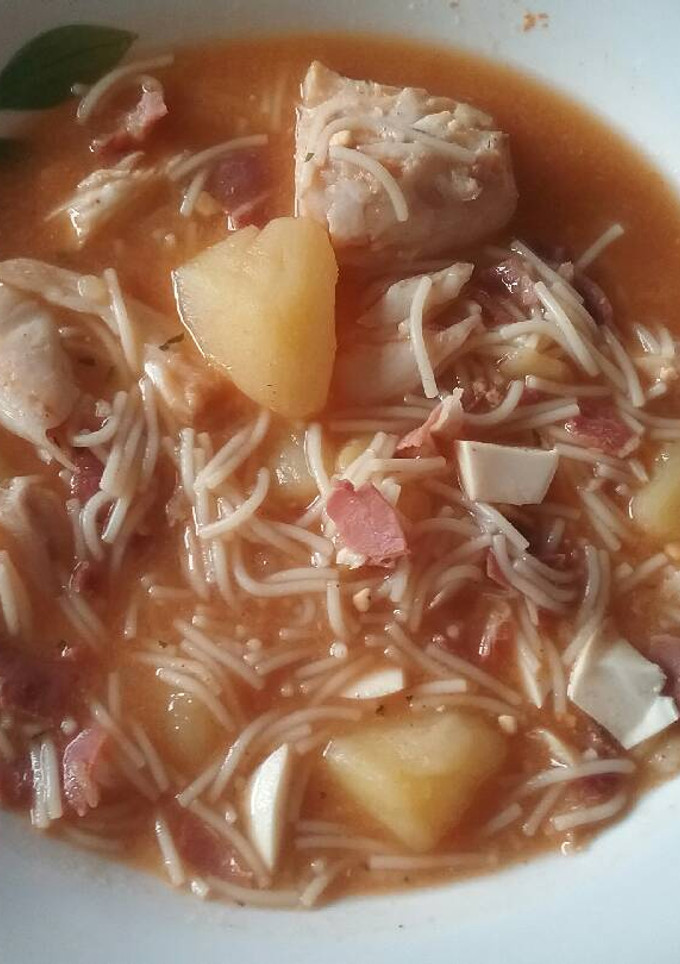 Una foto de Sopa de pescado