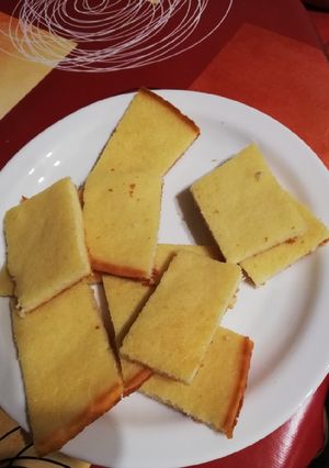 Una foto de Fainá de queso