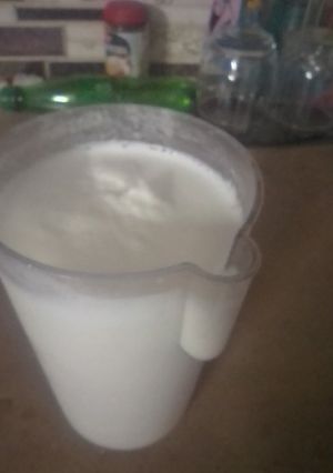 A picture of Namkin lassi /sweet lassi.