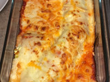 Canelón de calabacín relleno de bonito