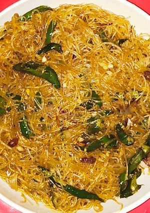 Foto resep Sohun tumis cabe hijau
