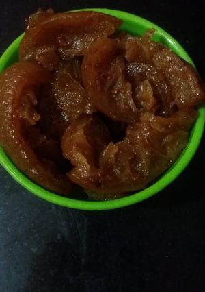 A picture of Sweet lemon pickle.