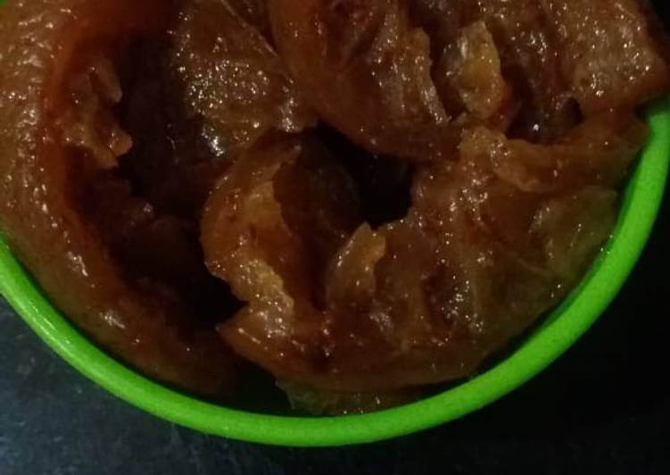 Steps to Make Quick Sweet lemon pickle